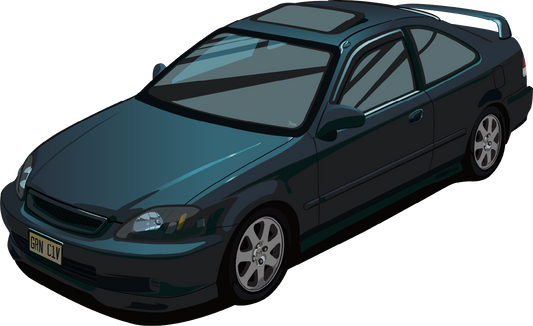 99-00 Honda Civic Sticker